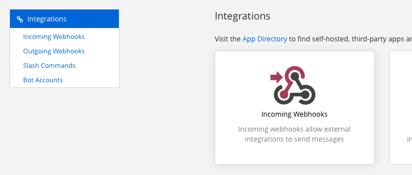 Add incoming webhook